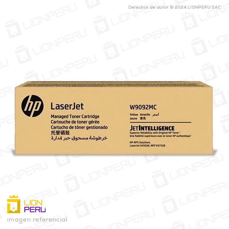 Toner HP W9092MC Cartucho Original Amarillo