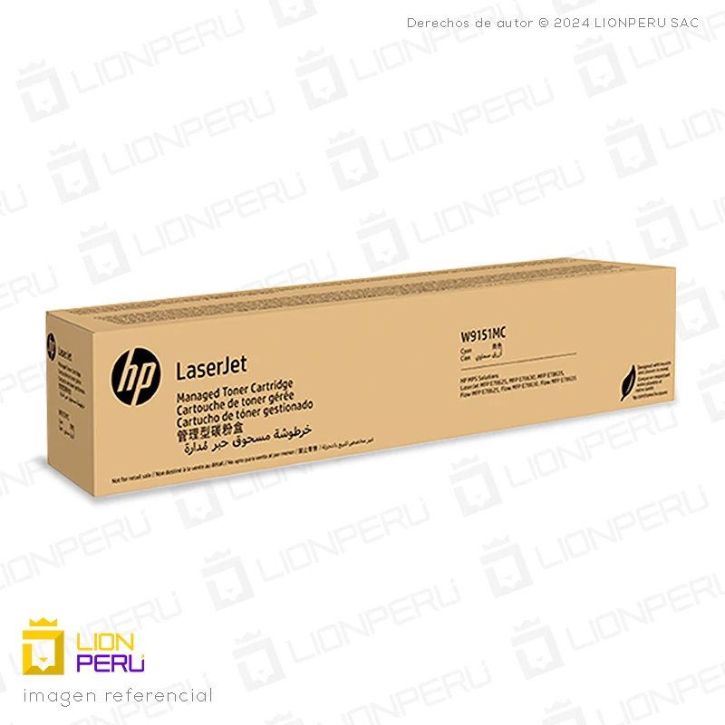 Toner HP W9151MC Cartucho Original Cyan