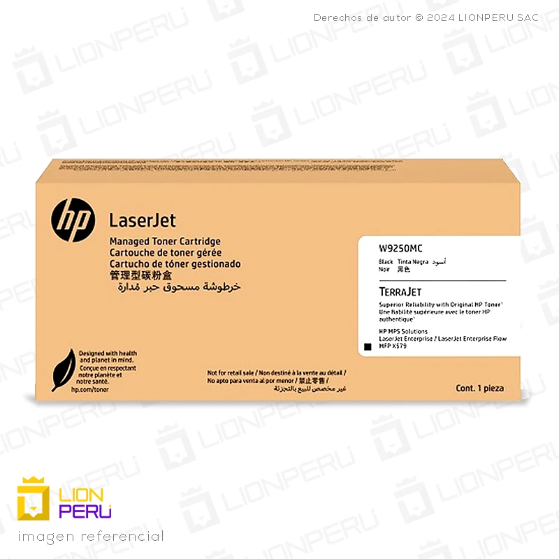 Toner HP W9250MC Cartucho Original Negro