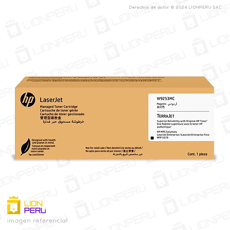 Toner HP W9253MC Cartucho Original Magenta
