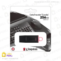 Memoria USB 256GB Exodia Red Kingston