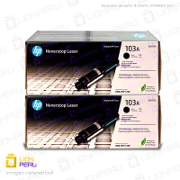 Toner HP 103AD, W1103AD Cartucho Original Negro