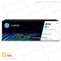 Toner HP 414X, W2021X Cartucho Original Cyan