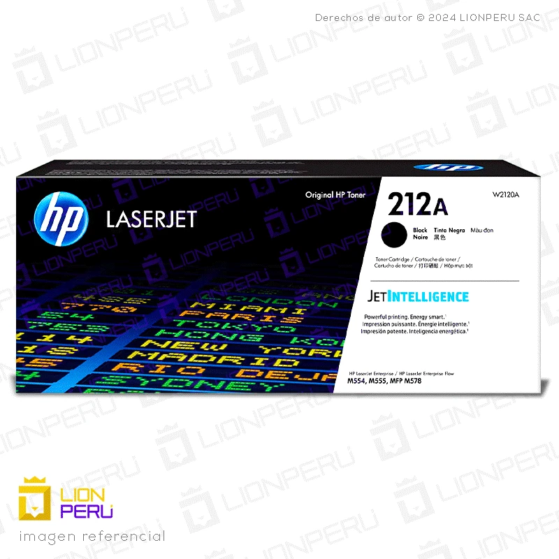 Toner HP 212A, W2120A Cartucho Original Negro