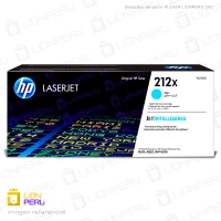 Toner HP 212X, W2121X Cartucho Original Cyan