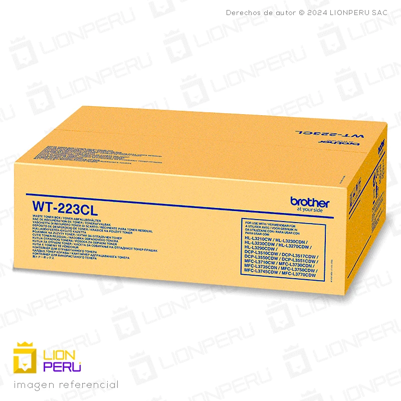 Brother WT-223CL Cartucho de Toner Residual Original