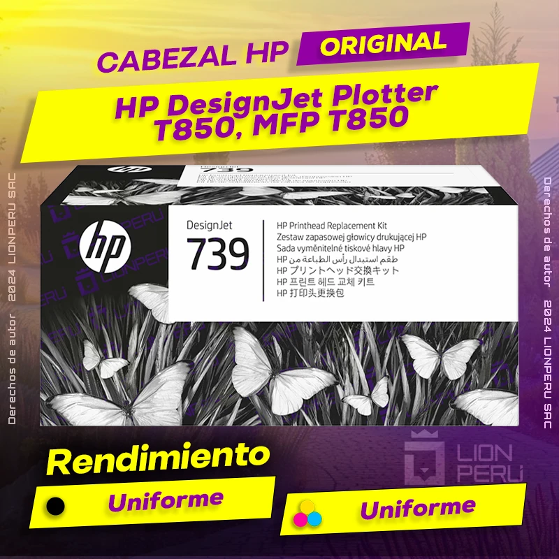 Cabezal HP T850, MFP T850 DesignJet Plotter Original