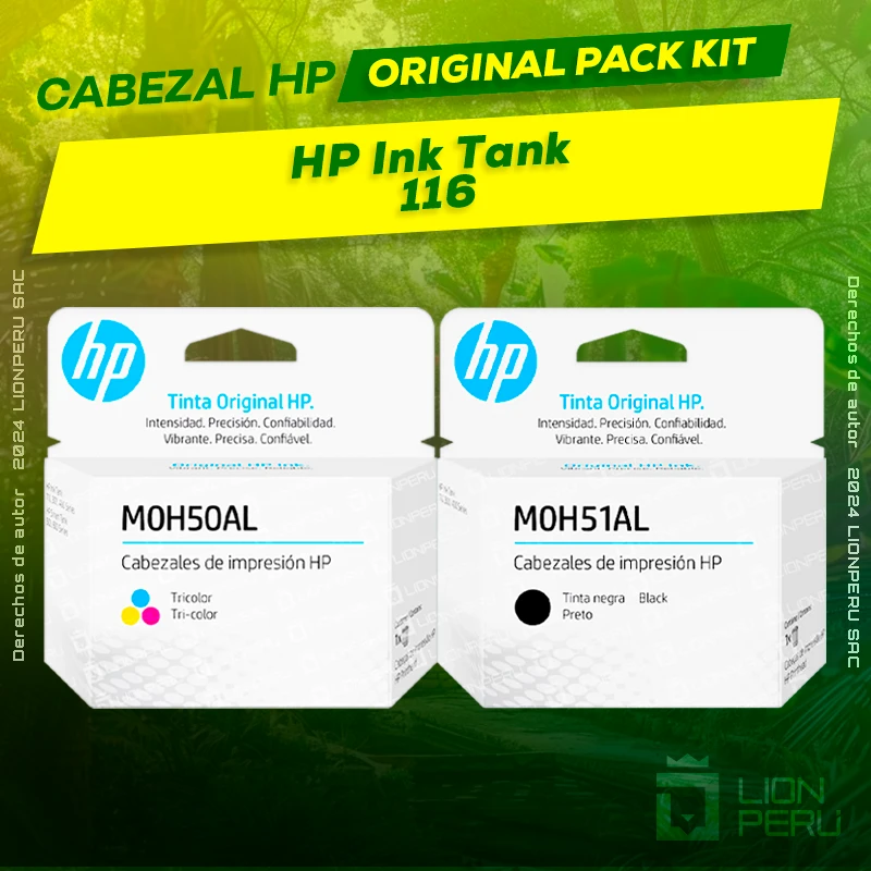 Cabezal HP 116 Ink Tank Cartucho Original
