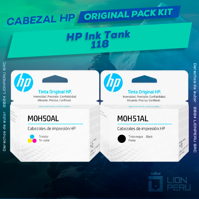 Cabezal HP 118 Ink Tank Cartucho Original