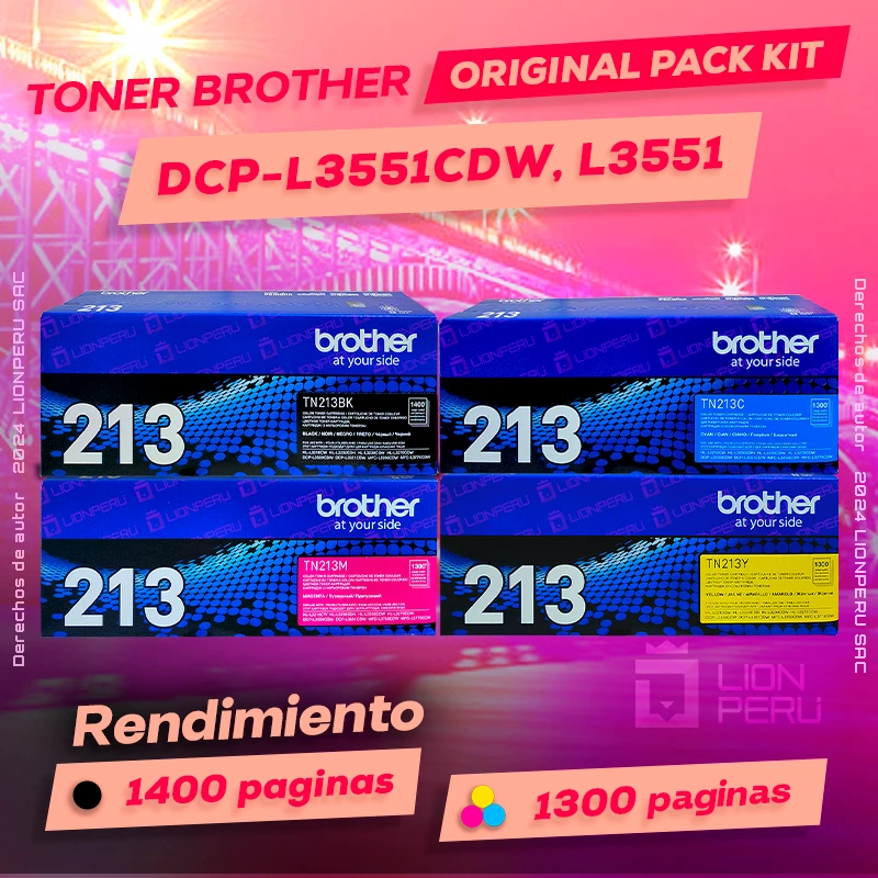 Toner Brother DCP-L3551cdw, DCP L3551cdw, L3551, L3551cdw laser Original Cartucho negro, ofrece un rendimiento de Calidad a un super Precio, consigue el tuyo… ¡¡YA!!