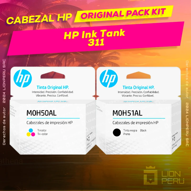 Cabezal HP 311 Ink Tank Cartucho Original