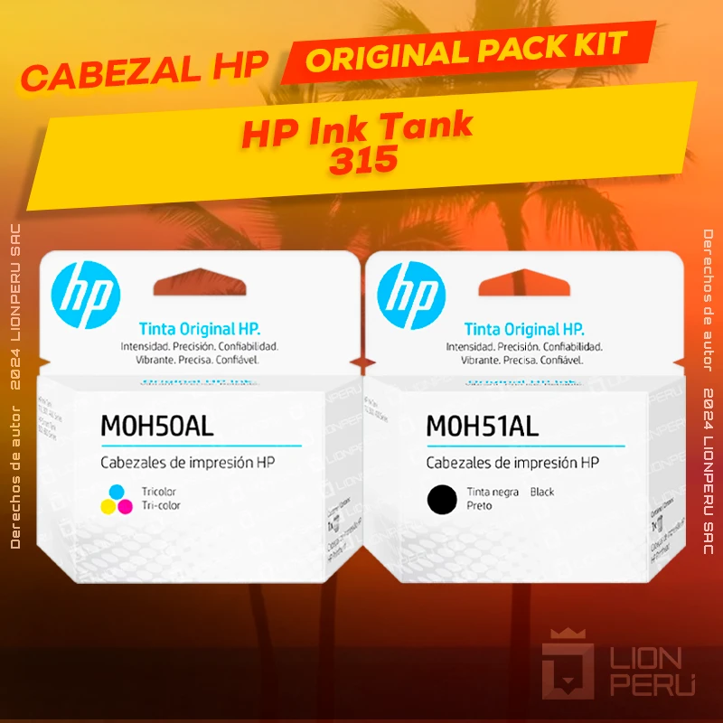 Cabezal HP 315 Ink Tank Cartucho Original