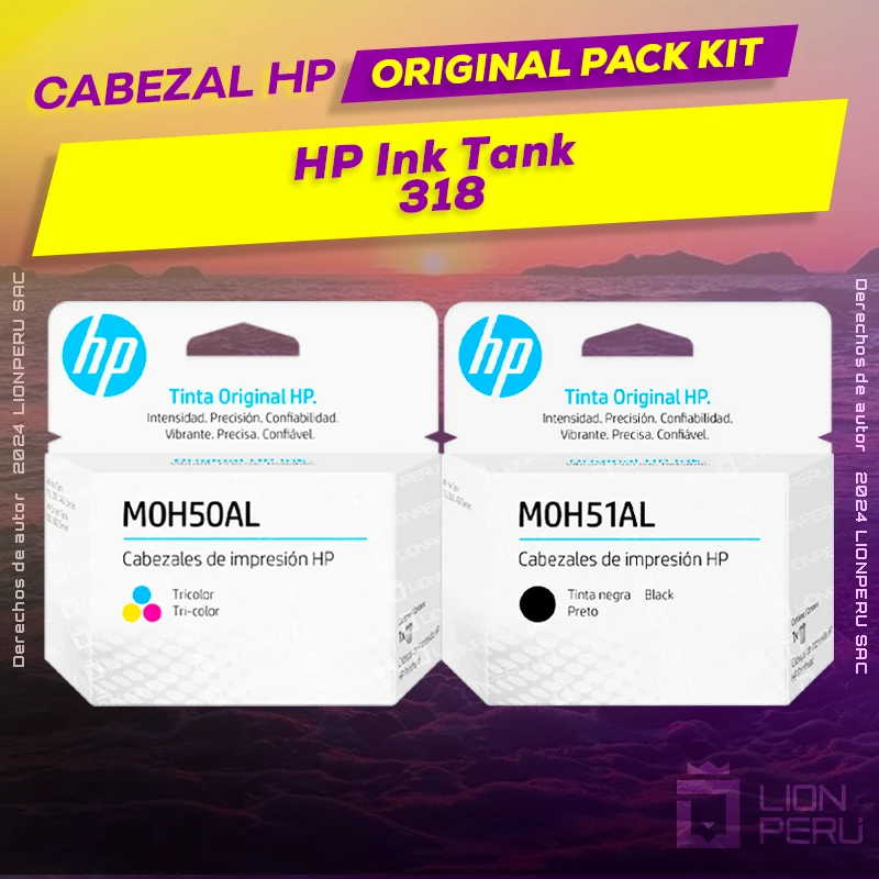 Cabezal HP 318 Ink Tank Cartucho Original