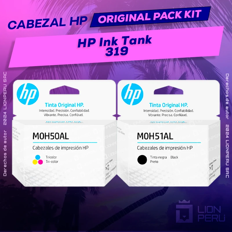 Cabezal HP 319 Ink Tank Cartucho Original