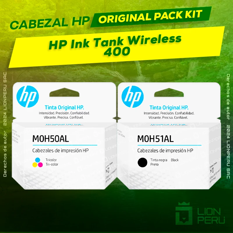 Cabezal HP 400 Ink Tank Wireless Cartucho Original