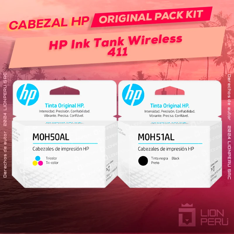 Cabezal HP 411 Ink Tank Wireless Cartucho Original