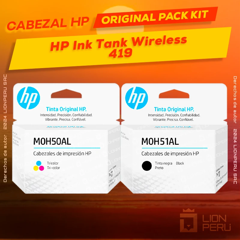 Cabezal HP 419 Ink Tank Wireless Cartucho Original