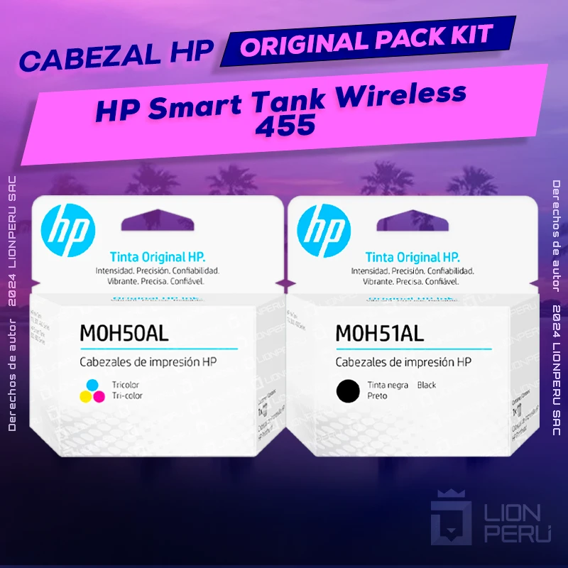 Cabezal HP 455 Smart Tank Wireless Cartucho Original