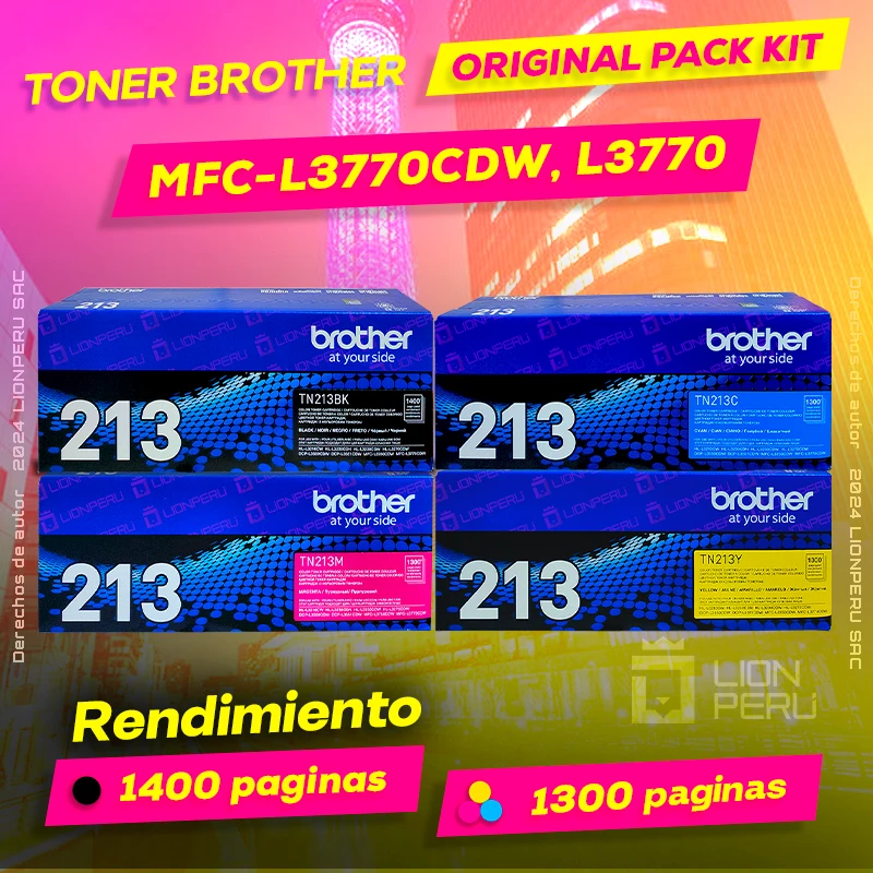 Toner Brother MFC L3770cdw, MFC-L3770cdw, L3770cdw, L3770 laser Original Cartucho negro, ofrece un rendimiento de Calidad a un super Precio, consigue el tuyo… ¡¡YA!!