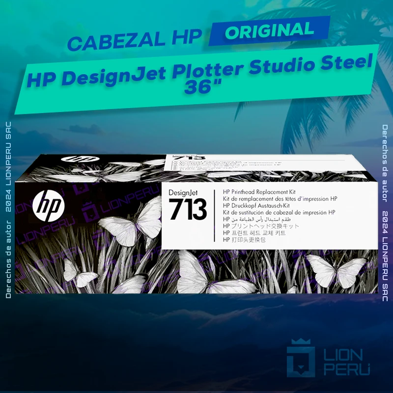Cabezal HP DesignJet Plotter Studio Steel 36