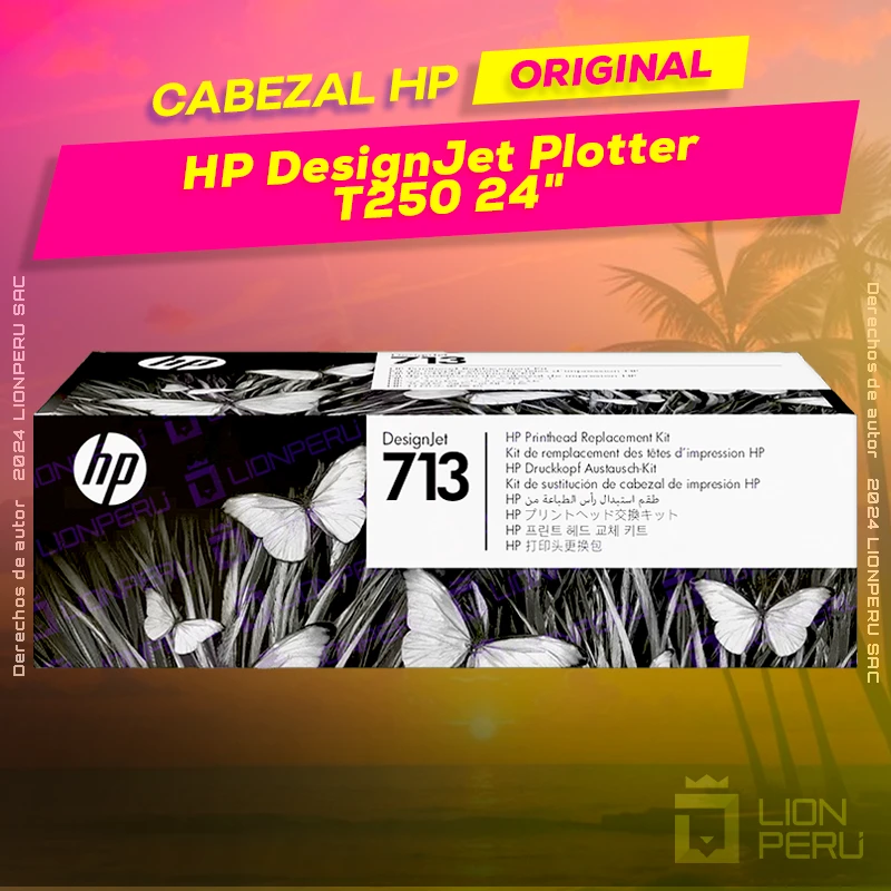 Cabezal HP T250 DesignJet Plotter 24
