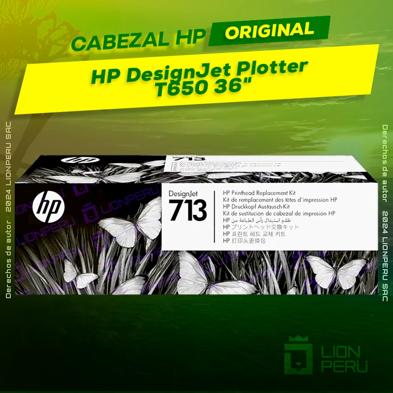Cabezal HP T650 DesignJet Plotter 36