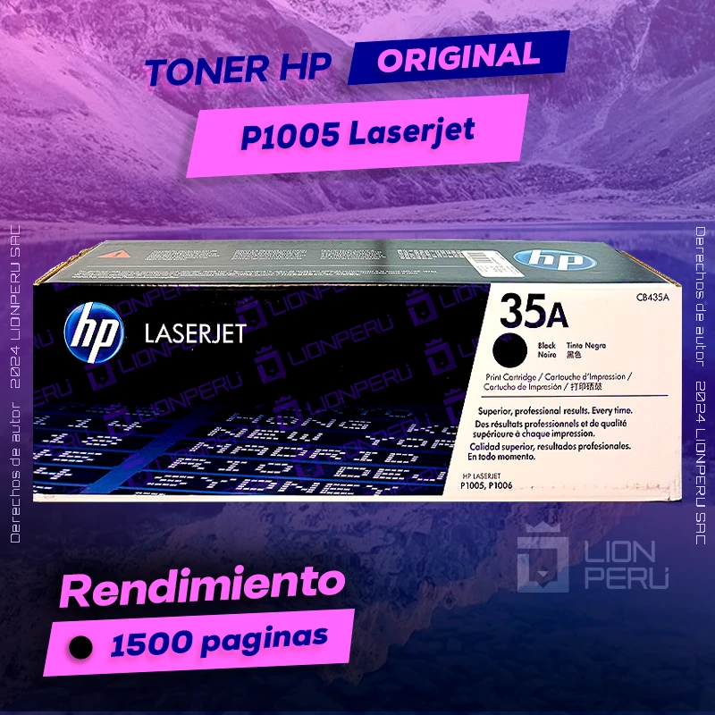 Toner HP P1005 Laserjet Cartridge Original negro, ofrece un rendimiento de Calidad a un super Precio, consigue el tuyo… ¡¡YA!!