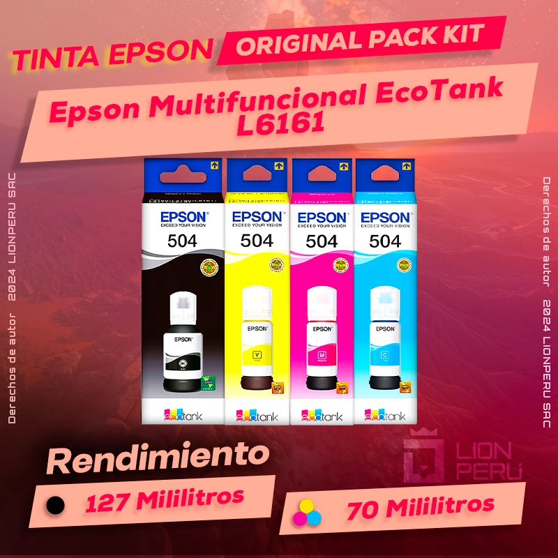 Tinta Epson L6161 Multifuncional EcoTank Original