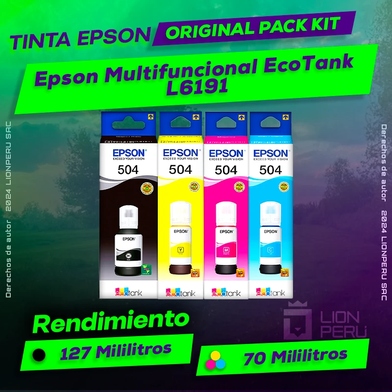 Tinta Epson L6191 Multifuncional EcoTank Original