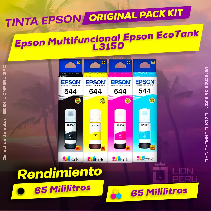 Tinta Epson L3150 Multifuncional Epson EcoTank Original