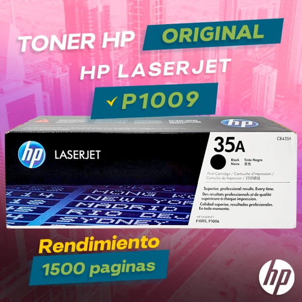 Toner HP P1009 Laserjet Cartucho Original negro, ofrece un rendimiento de Calidad a un super Precio, consigue el tuyo… ¡¡YA!!