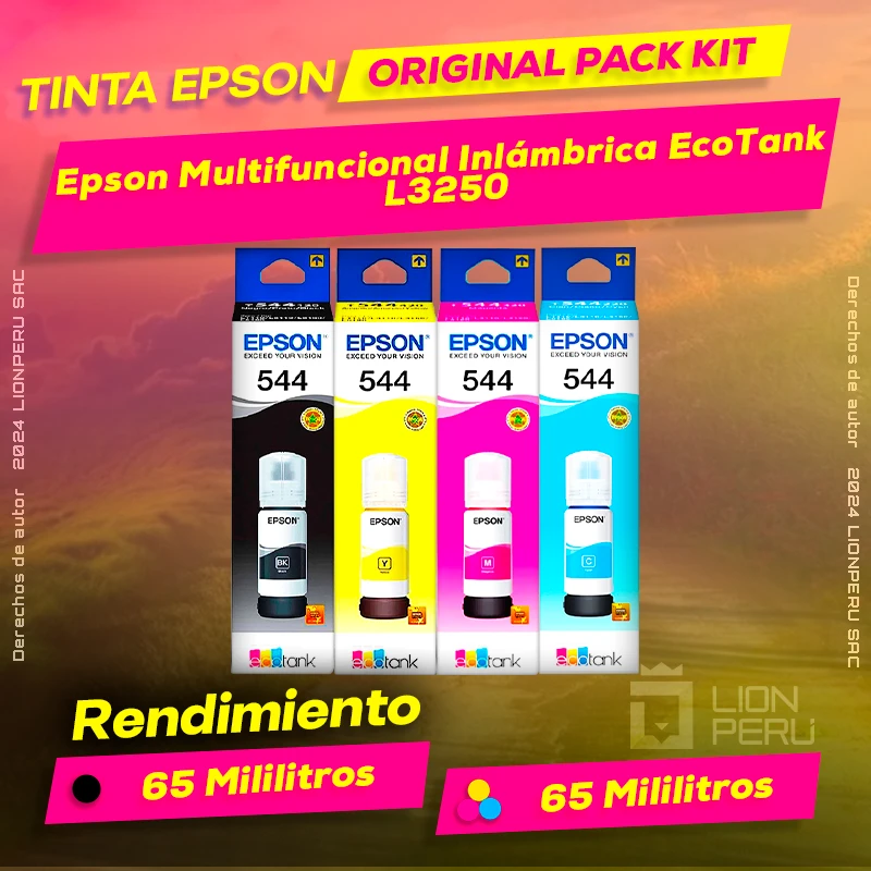 Tinta Epson L3250 Multifuncional Inalámbrica EcoTank