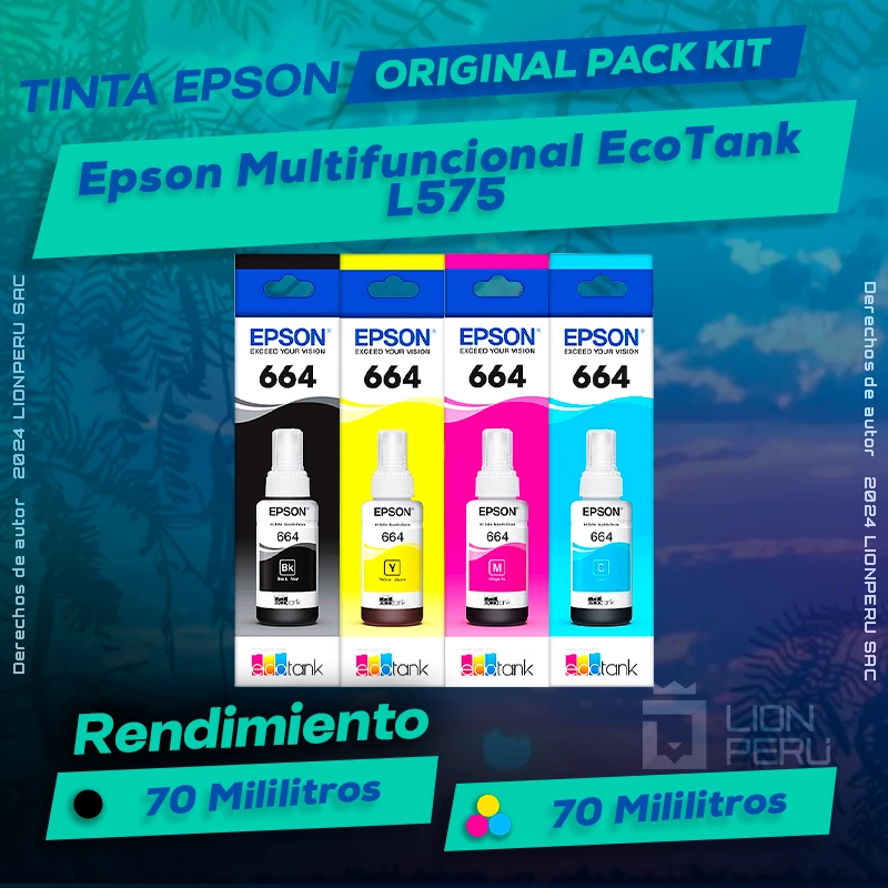 Tinta Epson L575 Multifuncional EcoTank Original