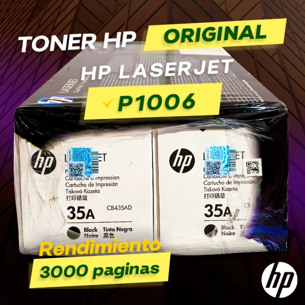 Toner HP P1006 Laserjet Alta Capacidad
