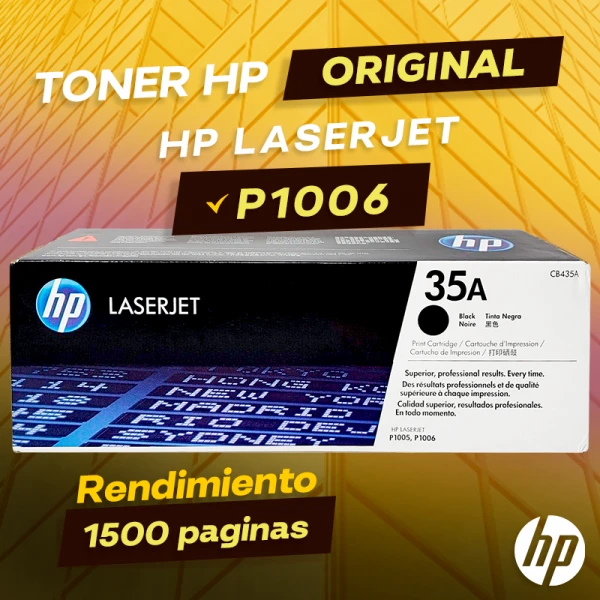 Toner HP P1006 Laserjet Cartridge Original negro, ofrece un rendimiento de Calidad a un super Precio, consigue el tuyo… ¡¡YA!!