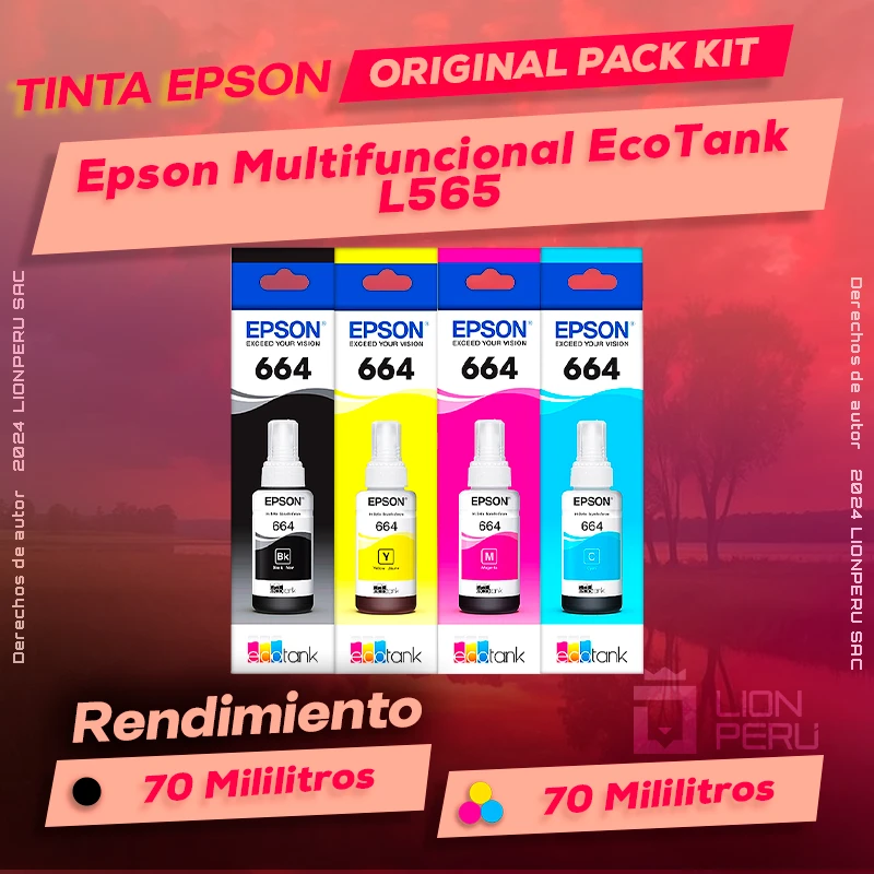 Tinta Epson L565 Multifuncional EcoTank Original