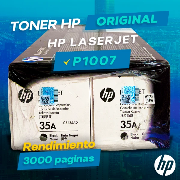 Toner HP P1007 Laserjet Alta Capacidad