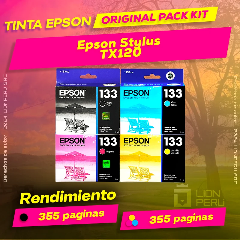 Tinta Epson TX120 Stylus Cartucho de Tinta Original