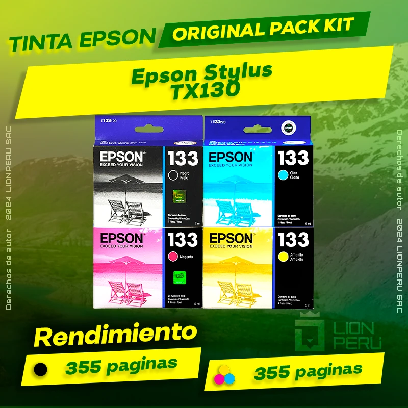 Tinta Epson TX130 Stylus Cartucho de Tinta Original