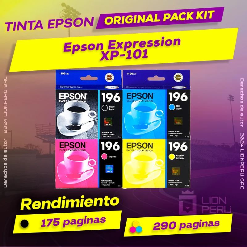 Tinta Epson XP-101 Multifuncional Expression Original
