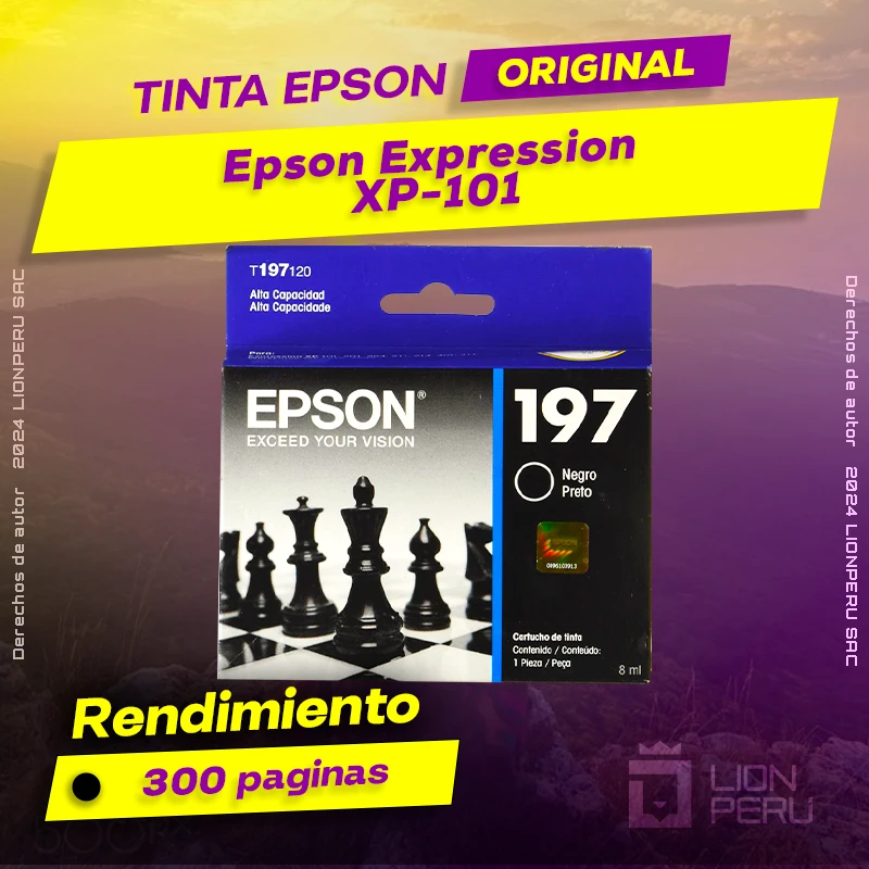 Tinta Epson XP-101 Multifuncional Expression Original