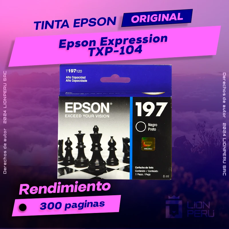 Tinta Epson XP-104 Expression Botella Original