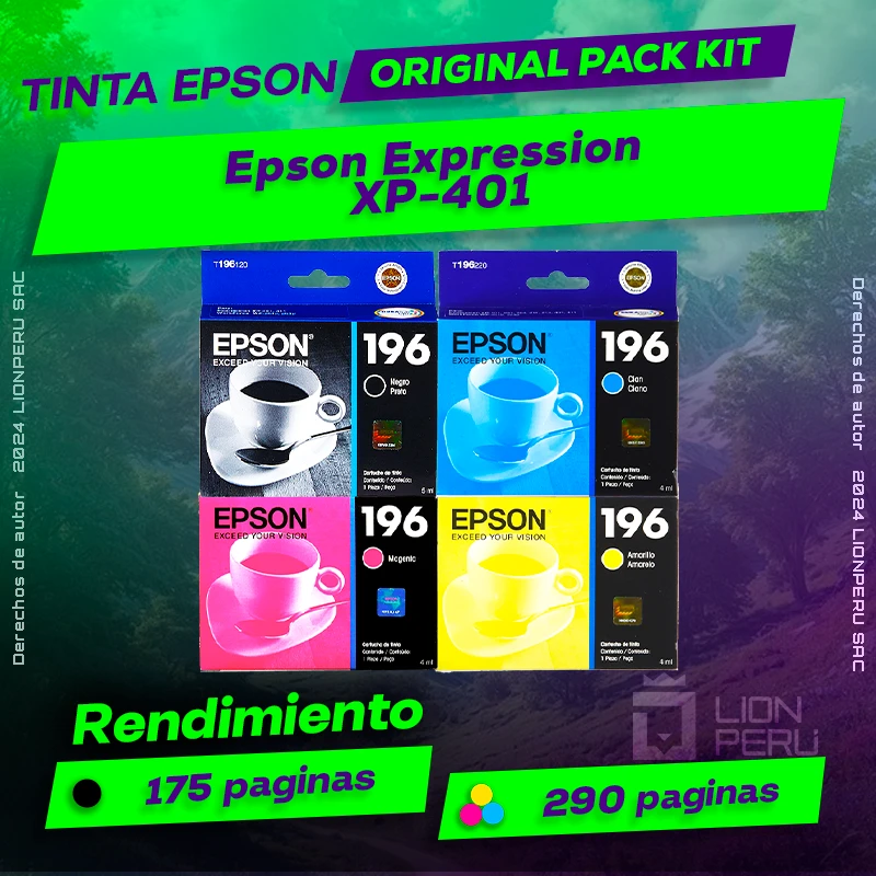 Tinta Epson XP-401 Expression Botella Original