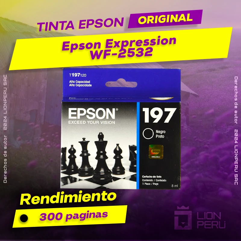 Tinta Epson WF-2532 Expression Botella Original