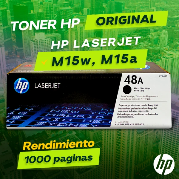 Toner HP M15w, M15a Laserjet Cartucho Original negro, ofrece un rendimiento de Calidad a un super Precio, consigue el tuyo… ¡¡YA!!