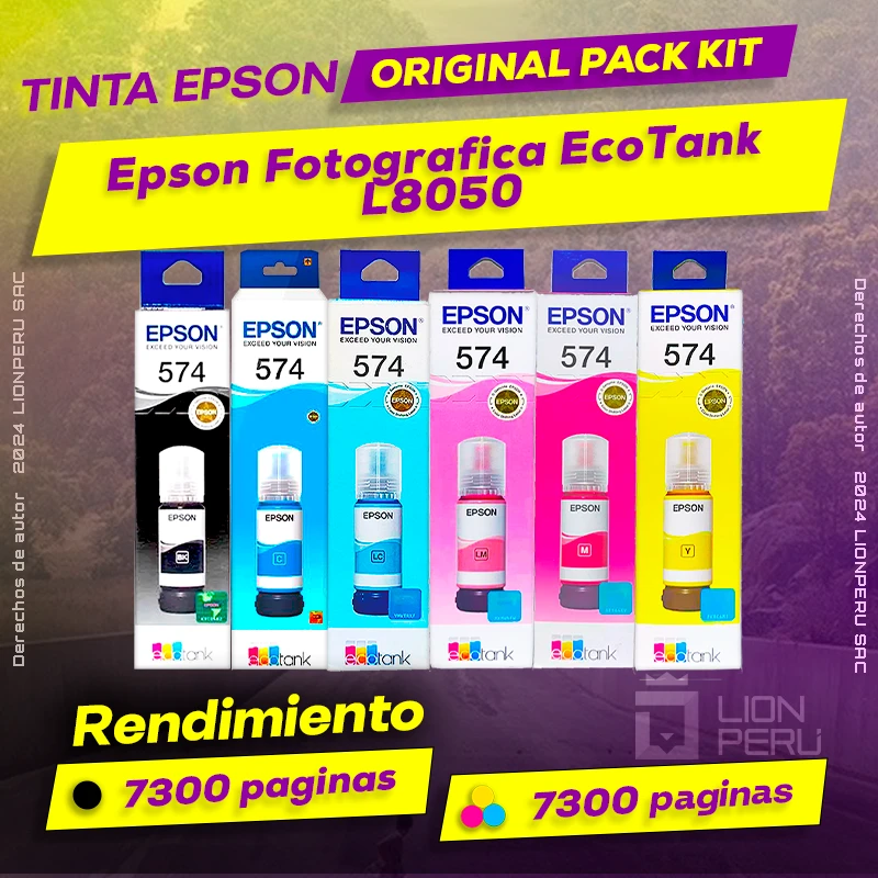 Tinta Epson L8050 Fotografica EcoTank Original