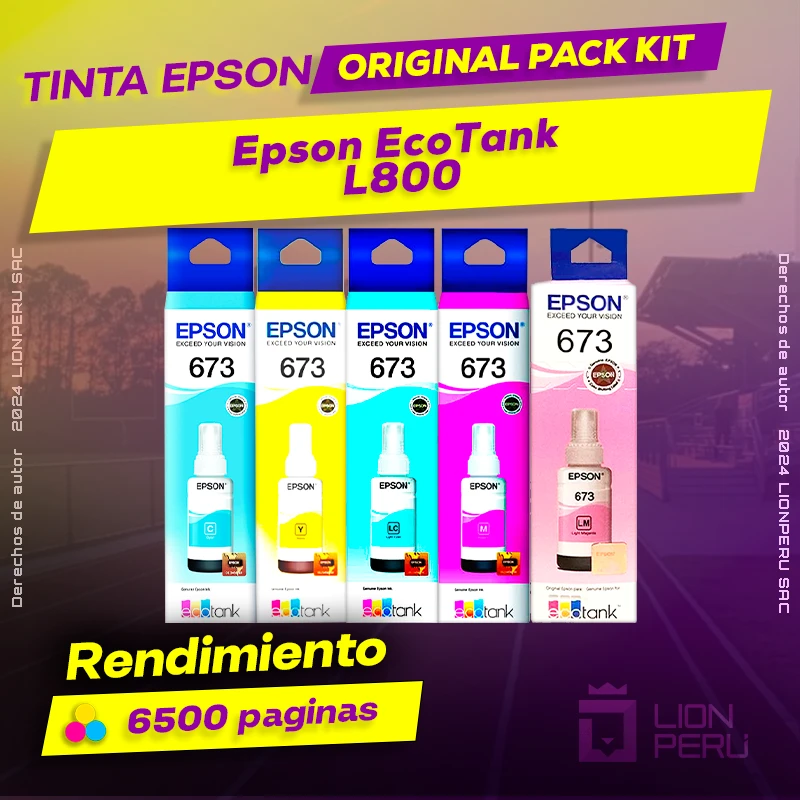 Tinta Epson L800 EcoTank Fotografica Inalambrica