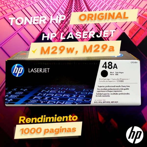 Toner HP M29w, M29a Laserjet MFP Cartridge Amazon Original negro, ofrece un rendimiento de Calidad a un super Precio, consigue el tuyo… ¡¡YA!!