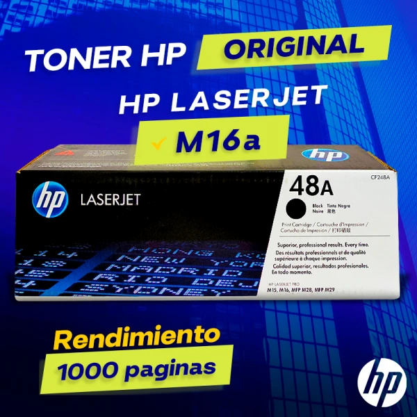 Toner HP M16a Laserjet MFP Cartucho Original negro, ofrece un rendimiento de Calidad a un super Precio, consigue el tuyo… ¡¡YA!!