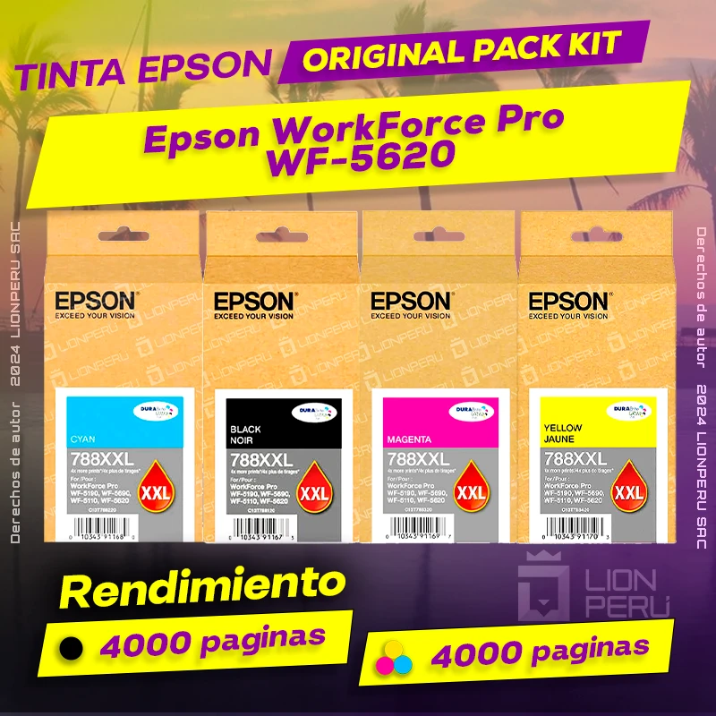Tinta Epson WF-5620 WorkForce Pro Cartucho Original
